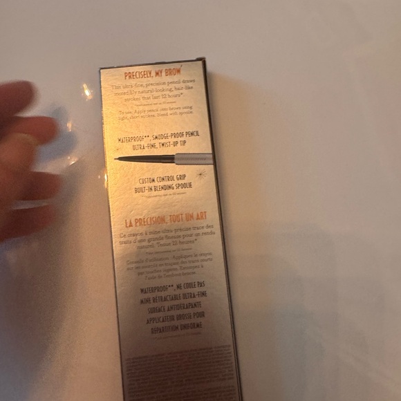 Benefit Precisely, My Brow Pencil Shade 2 Warm Golden Blonde New in box - Picture 3 of 3